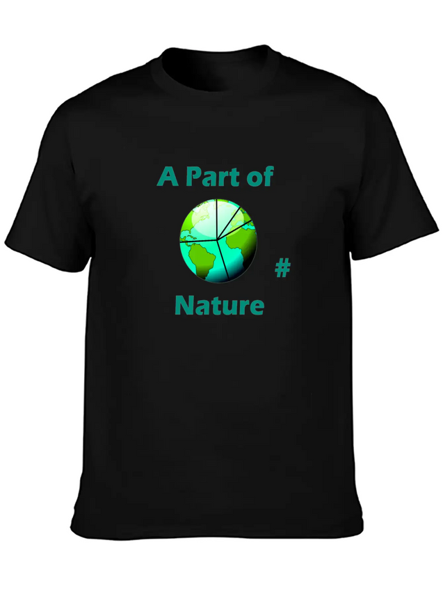 A Part Of Nature Modern Fit Casual T-Shirt – Clean And Versatile Design