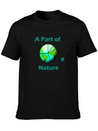 A Part Of Nature Modern Fit Casual T-Shirt – Clean And Versatile Design