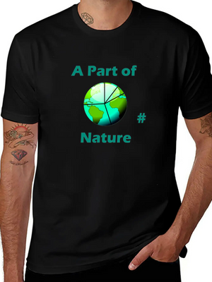 A Part Of Nature Modern Fit Casual T-Shirt – Clean And Versatile Design