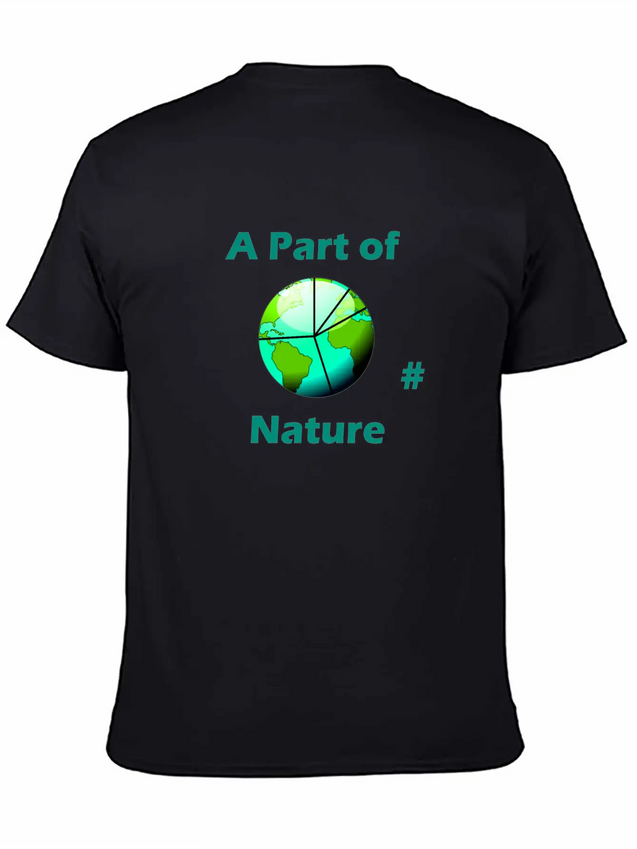 A Part Of Nature Modern Fit Casual T-Shirt – Clean And Versatile Design