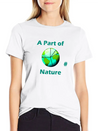 A Part Of Nature Modern Fit Casual T-Shirt – Clean And Versatile Design