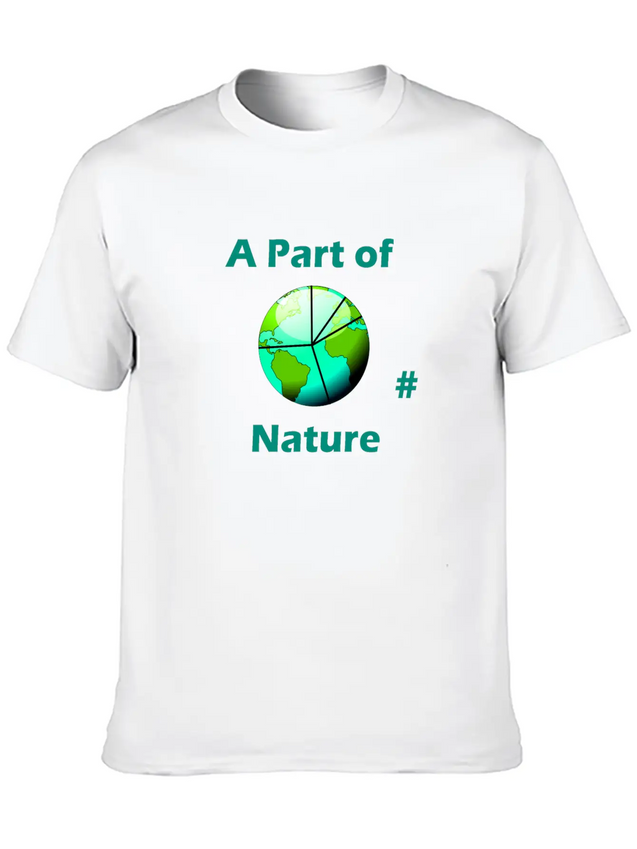 A Part Of Nature Modern Fit Casual T-Shirt – Clean And Versatile Design