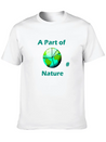 A Part Of Nature Modern Fit Casual T-Shirt – Clean And Versatile Design