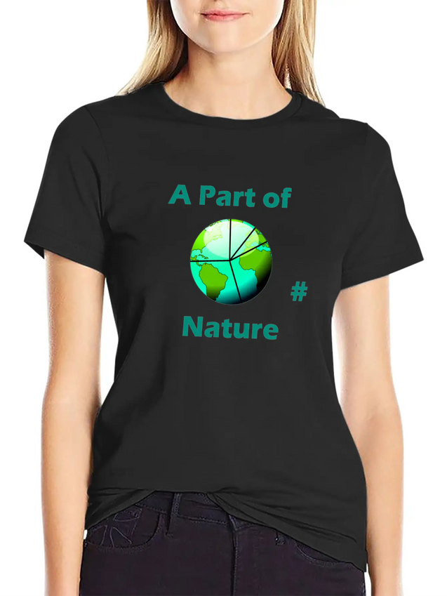 A Part Of Nature Modern Fit Casual T-Shirt – Clean And Versatile Design