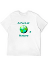 A Part Of Nature Modern Fit Casual T-Shirt – Clean And Versatile Design