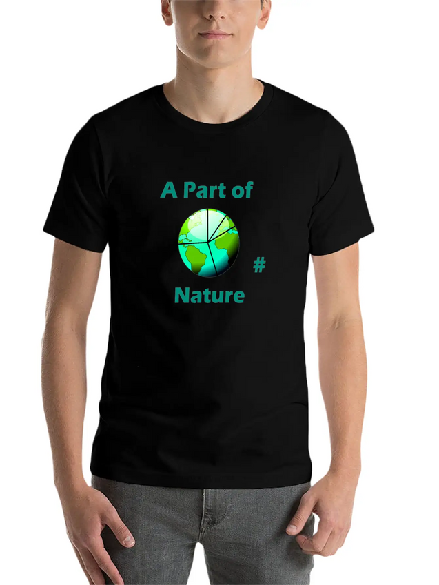 A Part Of Nature Modern Fit Casual T-Shirt – Clean And Versatile Design