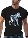 A Pixel Art Of A Wolf Simple Everyday Graphic Tee – Lightweight Summer Wear