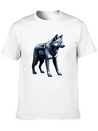 A Pixel Art Of A Wolf Simple Everyday Graphic Tee – Lightweight Summer Wear