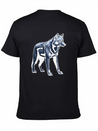 A Pixel Art Of A Wolf Simple Everyday Graphic Tee – Lightweight Summer Wear