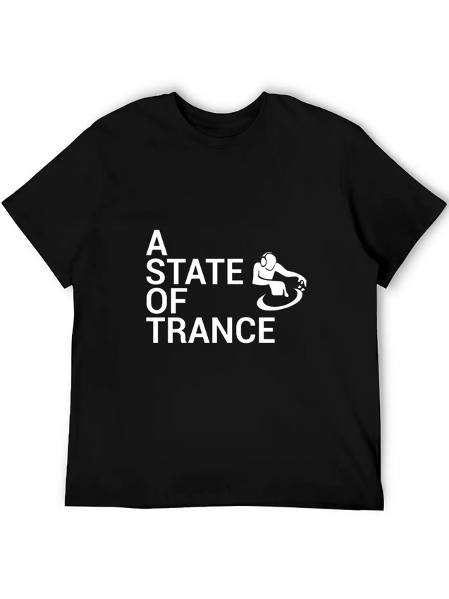 A STATE OF TRANCE Breathable Soft Cotton T-Shirt – Timeless Casual Look