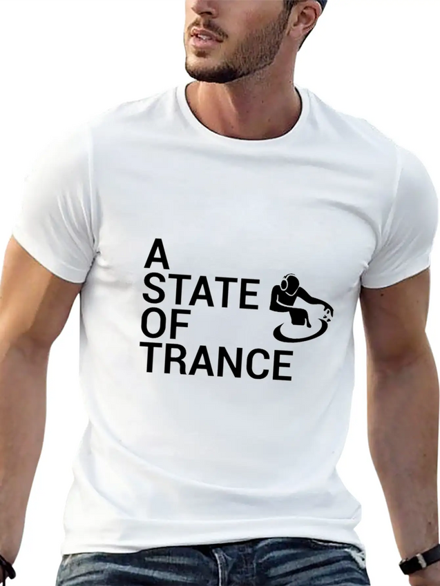 A STATE OF TRANCE Breathable Soft Cotton T-Shirt – Timeless Casual Look
