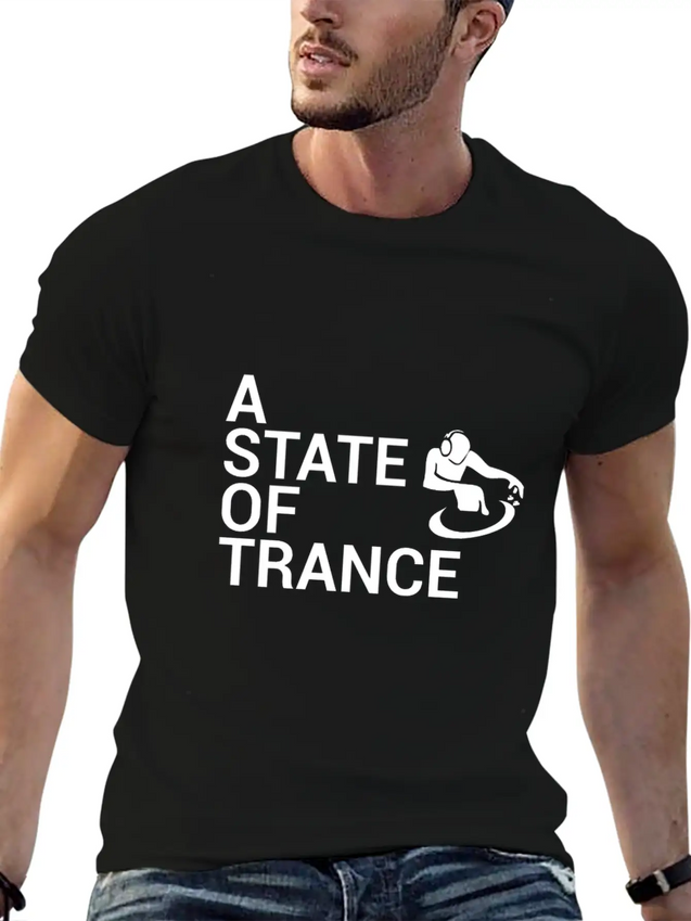 A STATE OF TRANCE Breathable Soft Cotton T-Shirt – Timeless Casual Look