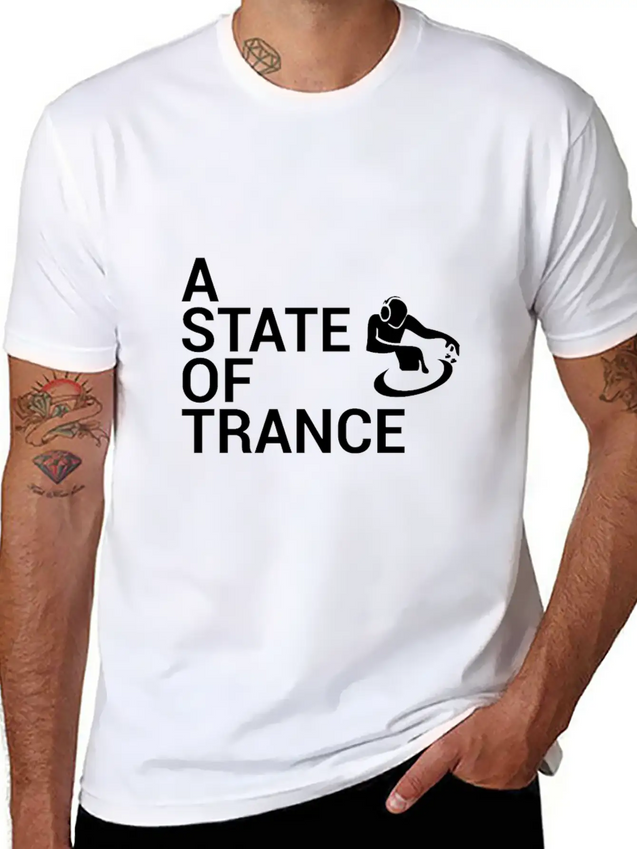 A STATE OF TRANCE Breathable Soft Cotton T-Shirt – Timeless Casual Look
