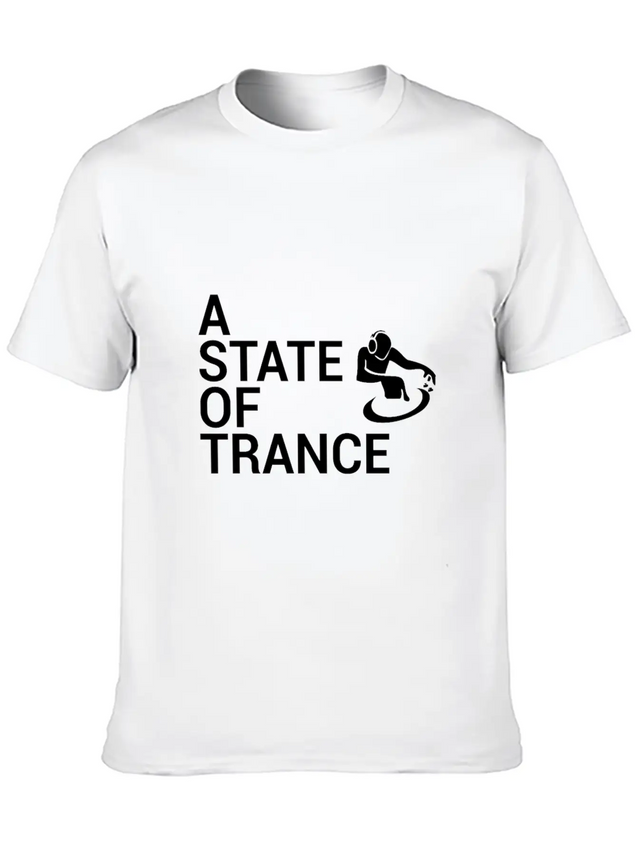 A STATE OF TRANCE Breathable Soft Cotton T-Shirt – Timeless Casual Look