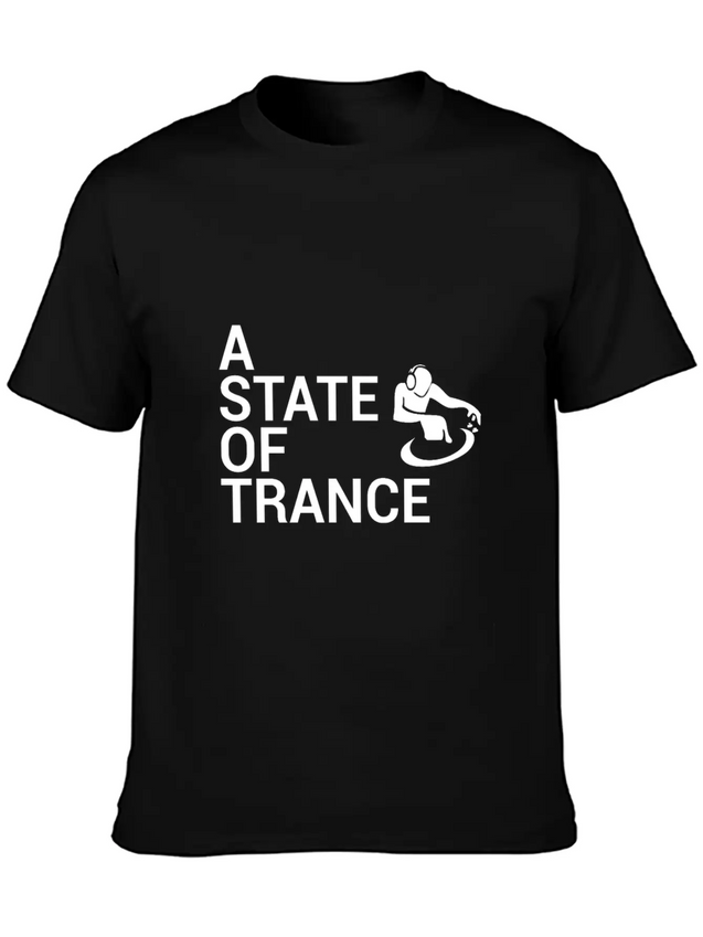 A STATE OF TRANCE Breathable Soft Cotton T-Shirt – Timeless Casual Look