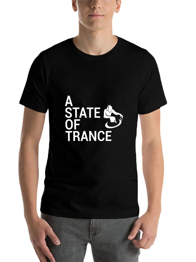 A STATE OF TRANCE Breathable Soft Cotton T-Shirt – Timeless Casual Look