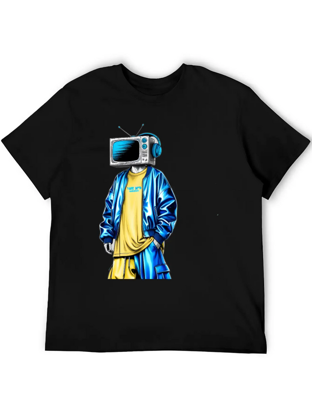 A Surreal Futuristic Tshirt Graphic Fe 3 Simple Everyday Graphic Tee – Lightweight Summer Wear