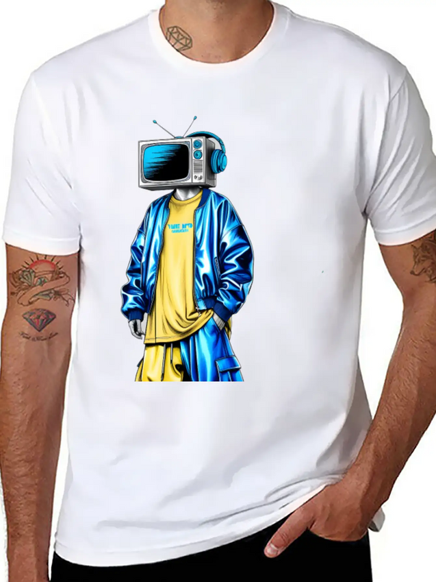 A Surreal Futuristic Tshirt Graphic Fe 3 Simple Everyday Graphic Tee – Lightweight Summer Wear