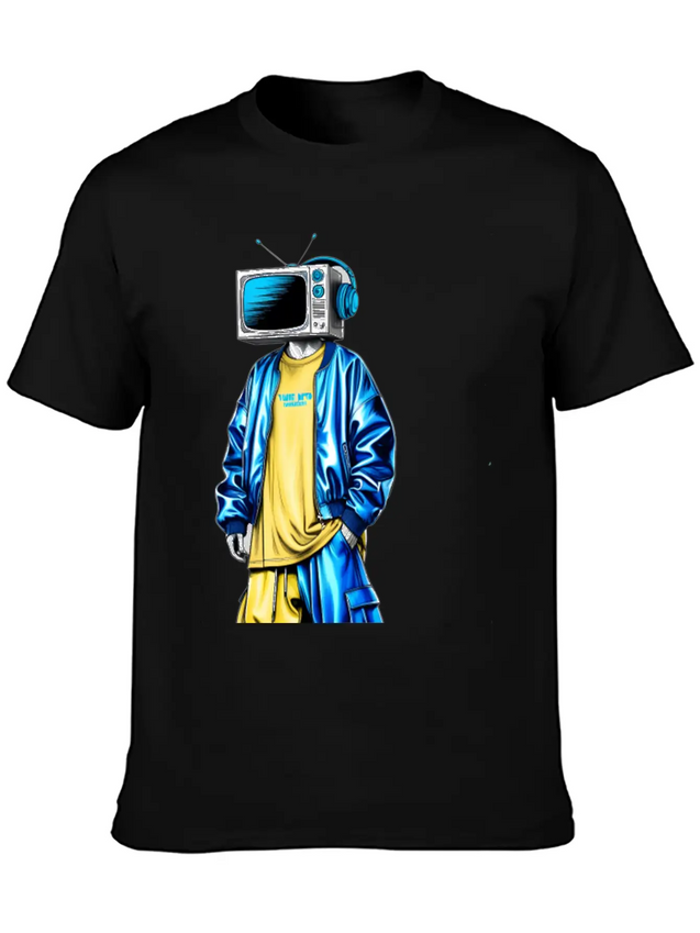 A Surreal Futuristic Tshirt Graphic Fe 3 Simple Everyday Graphic Tee – Lightweight Summer Wear