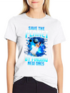 Astronaut Planets Space Earth Day Save The Planet Casual Graphic T-Shirt – Simple And Comfortable Daily Wear