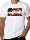 Betsy Ross Flag Casual Graphic T-Shirt – Simple And Comfortable Daily Wear