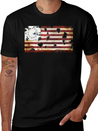 Betsy Ross Flag Casual Graphic T-Shirt – Simple And Comfortable Daily Wear