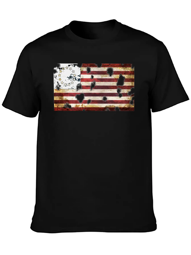 Betsy Ross Flag Casual Graphic T-Shirt – Simple And Comfortable Daily Wear