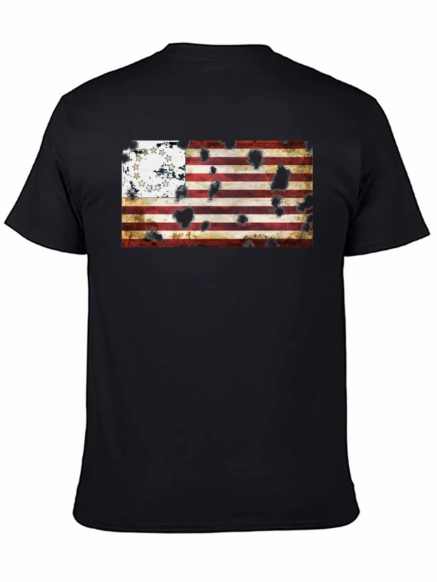 Betsy Ross Flag Casual Graphic T-Shirt – Simple And Comfortable Daily Wear