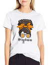 #CryptoMom Messy Bun BTC Crypto Mom Womens Bitcoin Casual Graphic T-Shirt – Simple And Comfortable Daily Wear