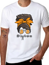 #CryptoMom Messy Bun BTC Crypto Mom Womens Bitcoin Casual Graphic T-Shirt – Simple And Comfortable Daily Wear