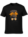 #CryptoMom Messy Bun BTC Crypto Mom Womens Bitcoin Casual Graphic T-Shirt – Simple And Comfortable Daily Wear