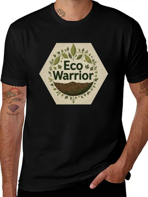 "Eco-Warrior Chronicles" Breathable Soft Cotton T-Shirt – Timeless Casual Look