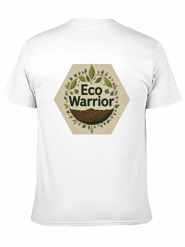"Eco-Warrior Chronicles" Breathable Soft Cotton T-Shirt – Timeless Casual Look