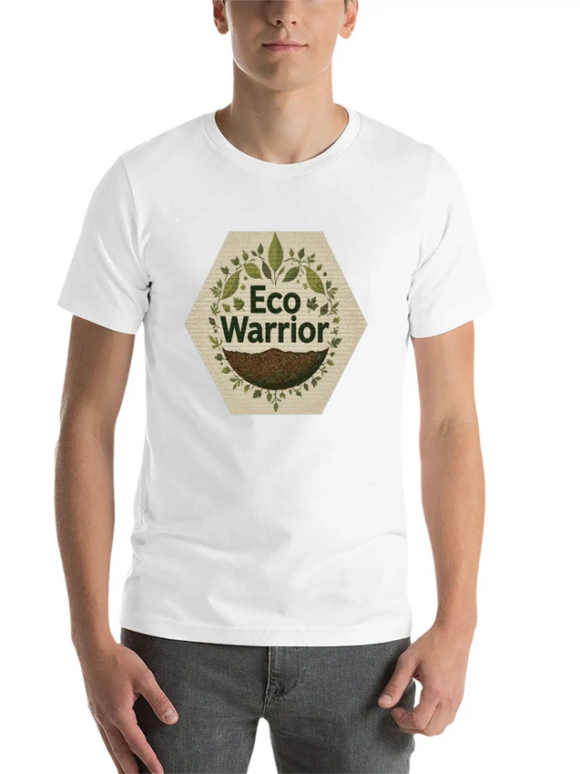 "Eco-Warrior Chronicles" Breathable Soft Cotton T-Shirt – Timeless Casual Look