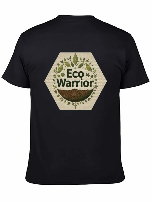 "Eco-Warrior Chronicles" Breathable Soft Cotton T-Shirt – Timeless Casual Look