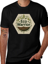 "Eco-Warrior Chronicles" Breathable Soft Cotton T-Shirt – Timeless Casual Look