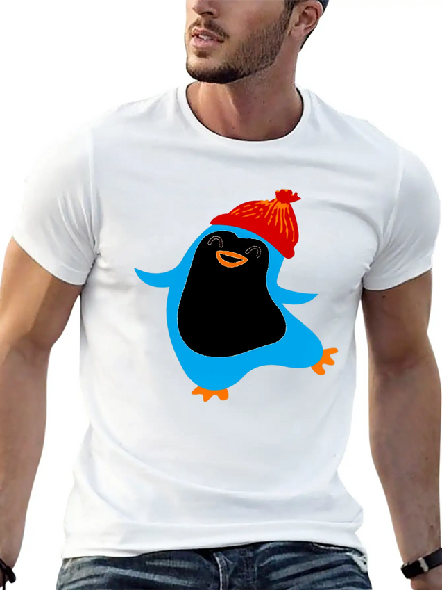 !!!EXTREME PENGUIN!!! Casual Graphic T-Shirt – Simple And Comfortable Daily Wear