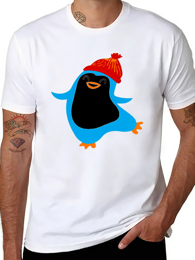 !!!EXTREME PENGUIN!!! Casual Graphic T-Shirt – Simple And Comfortable Daily Wear