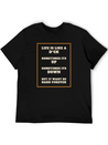 Funny Sarcastic Life Quotes Casual Graphic T-Shirt – Simple And Comfortable Daily Wear