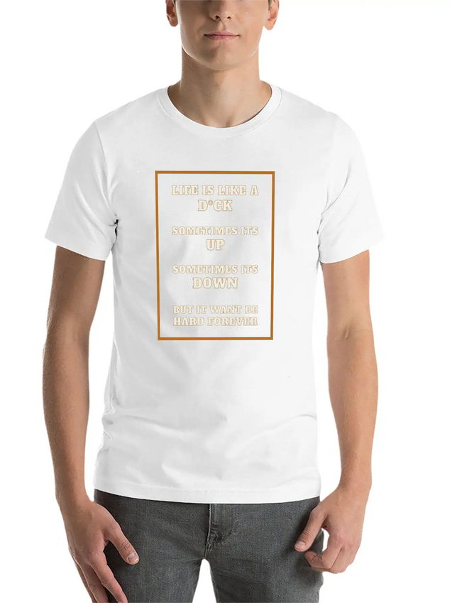 Funny Sarcastic Life Quotes Casual Graphic T-Shirt – Simple And Comfortable Daily Wear