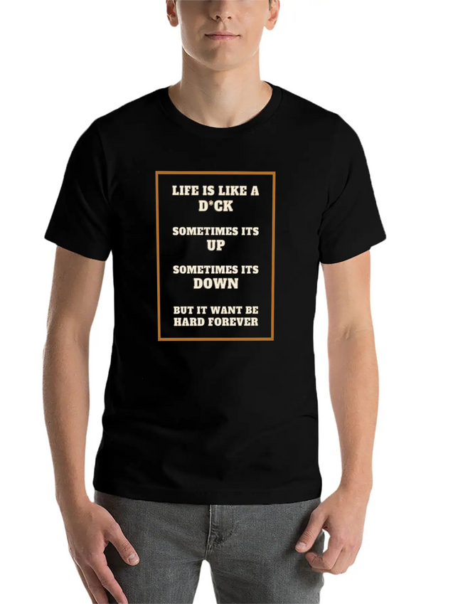 Funny Sarcastic Life Quotes Casual Graphic T-Shirt – Simple And Comfortable Daily Wear