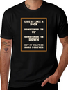 Funny Sarcastic Life Quotes Casual Graphic T-Shirt – Simple And Comfortable Daily Wear
