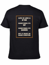 Funny Sarcastic Life Quotes Casual Graphic T-Shirt – Simple And Comfortable Daily Wear