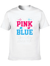 Gender Reveal Casual Graphic T-Shirt – Simple And Comfortable Daily Wear