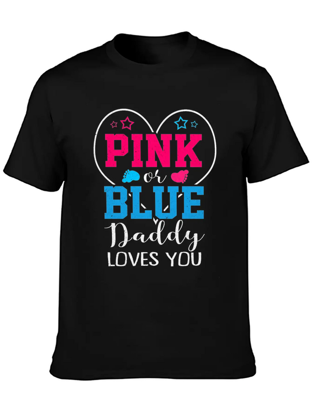 Gender Reveal Casual Graphic T-Shirt – Simple And Comfortable Daily Wear