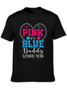 Gender Reveal Casual Graphic T-Shirt – Simple And Comfortable Daily Wear