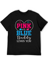 Gender Reveal Casual Graphic T-Shirt – Simple And Comfortable Daily Wear