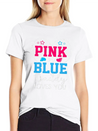 Gender Reveal Casual Graphic T-Shirt – Simple And Comfortable Daily Wear