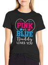 Gender Reveal Casual Graphic T-Shirt – Simple And Comfortable Daily Wear