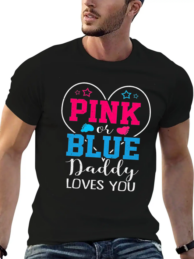 Gender Reveal Casual Graphic T-Shirt – Simple And Comfortable Daily Wear